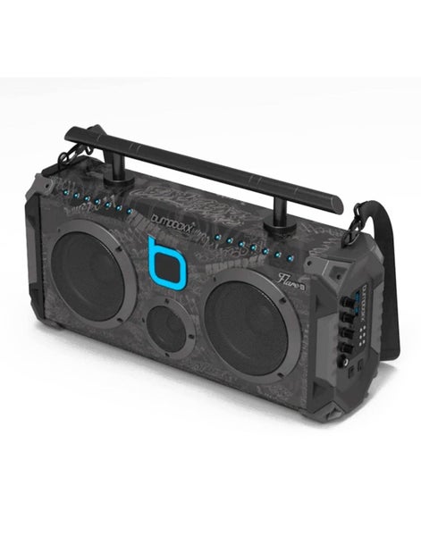 Bumpboxx Flare 6 Bluetooth Party Speaker 150 RMS Watts - Black Graffiti Carousel 1
