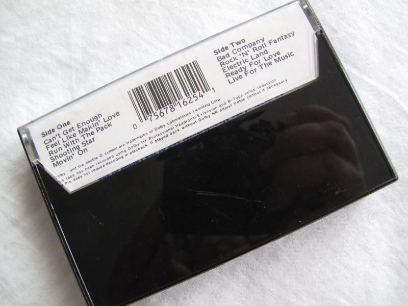 Bad Company - 10 From 6 - Cassette Tape :) Carousel 2