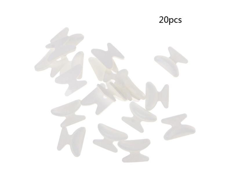 10 Pairs Eyeglasses Sunglasses Adhesive Silicone Non-slip Stick On Nose Pads Carousel 1