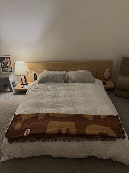 Japanese Bed Frame/Side Tables + Futon Mattress63001519045505113