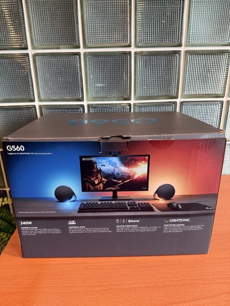 *$1 RESERVE* Logitech G560 LIGHTSYNC Gaming Speakers – Brand New / Sealed Carousel 2