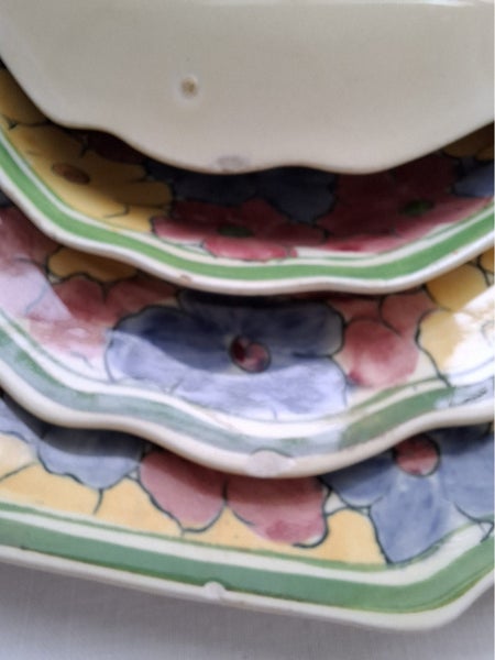 ADAMS-TITAN WARE, RARE EARLY 1920'S, HAND PAINTED, PART SET62863856187650114