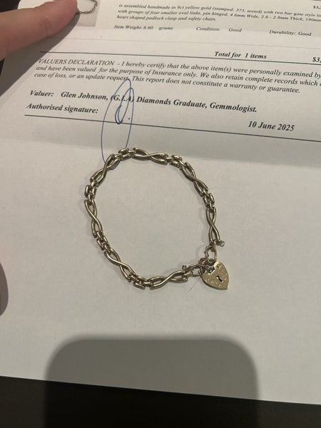 Vintage 9k statement bracelet62863852766722119