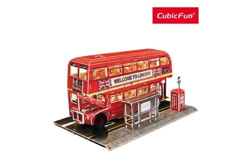 3D Puzzle - Cubic Fun London Bus Carousel 1