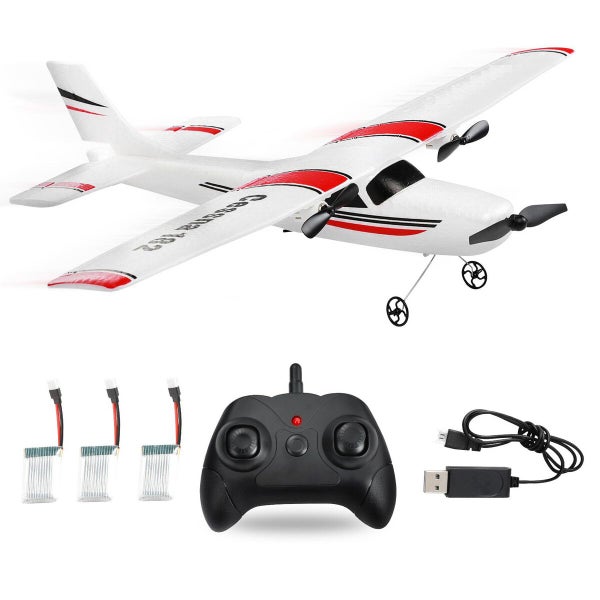 RC Airplane RC Plane 2.4GHz 2 Channels RTF RC Aircraft with 3-Axis Gyro Carousel 1
