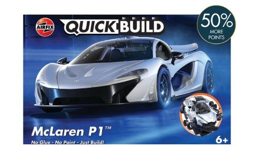 Model Kit - Airfix Quickbuild McLaren PI White J6028 Carousel 1