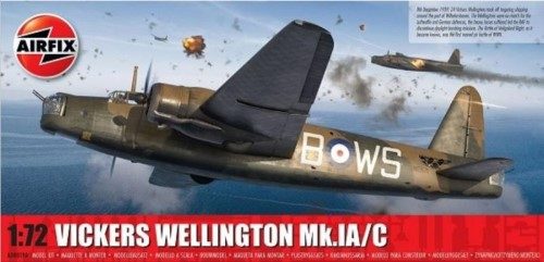 Model Kit - Airfix Vickers Wellington Mk.IA/C 1:72 Scale Carousel 1