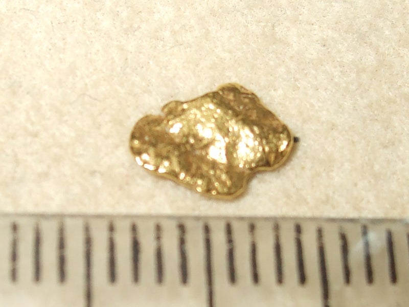 $1 RESERVE - GOLD NUGGET with Pyrex Vial Carousel 1