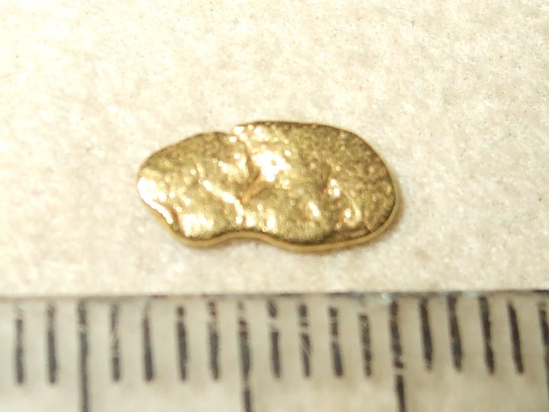 $1 RESERVE - GOLD NUGGET with Pyrex Vial Carousel 1