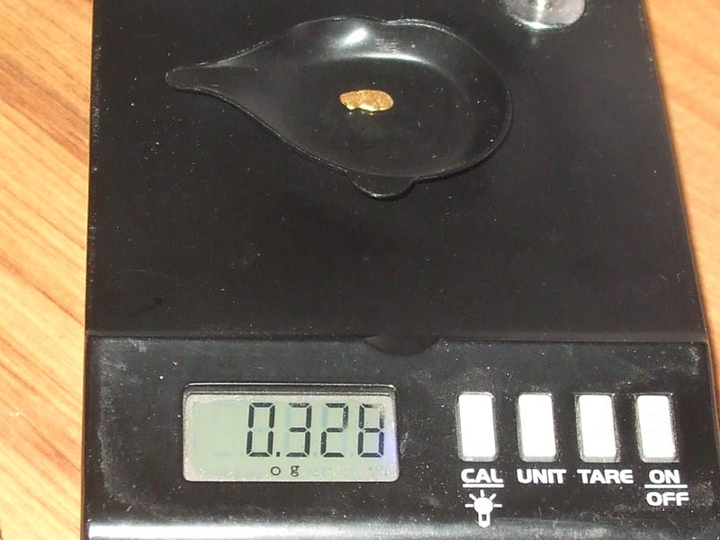 $1 RESERVE - GOLD NUGGET with Pyrex Vial Carousel 2