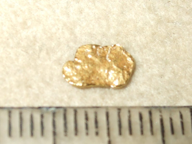 $1 RESERVE - GOLD NUGGET with Pyrex Vial Carousel 1