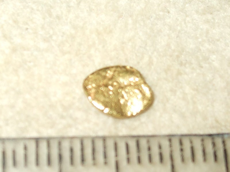 $1 RESERVE - GOLD NUGGET with Pyrex Vial Carousel 1