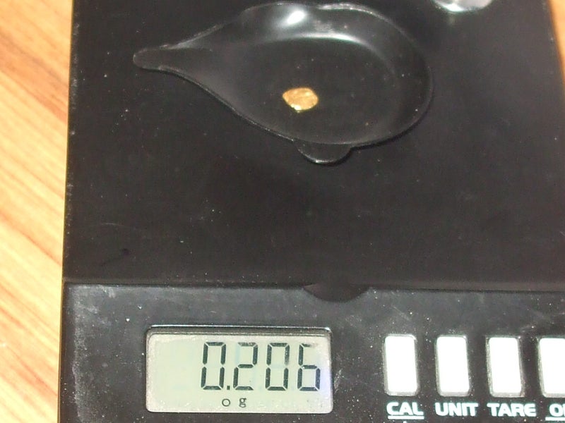 $1 RESERVE - GOLD NUGGET with Pyrex Vial Carousel 2