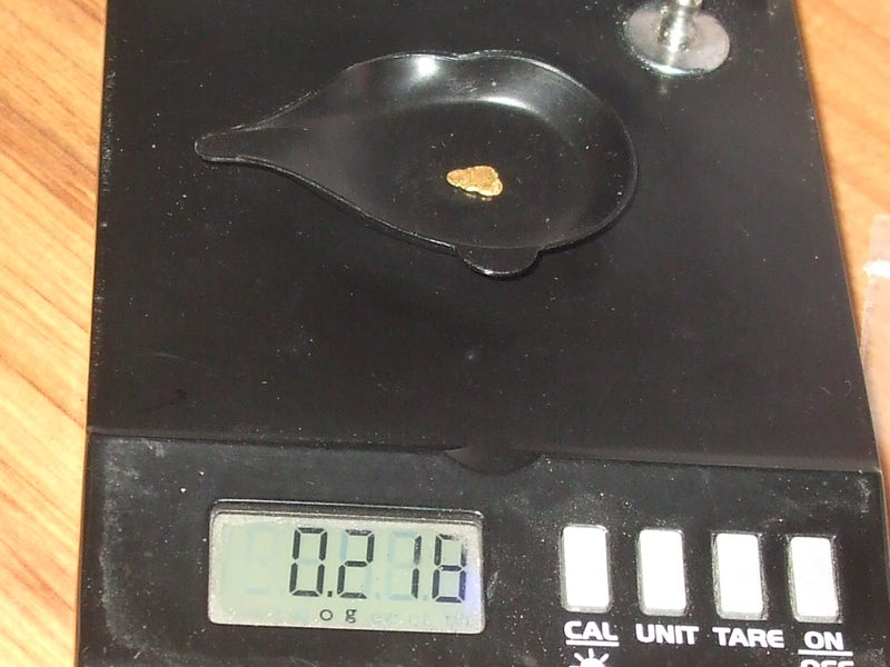 $1 RESERVE - GOLD NUGGET with Pyrex Vial Carousel 2