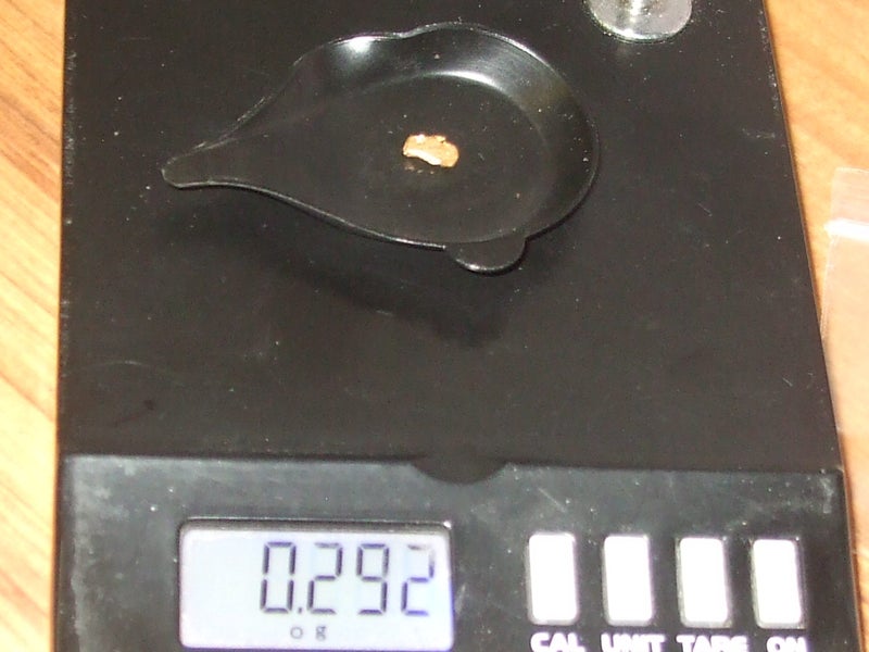 $1 RESERVE - GOLD NUGGET with Pyrex Vial Carousel 2
