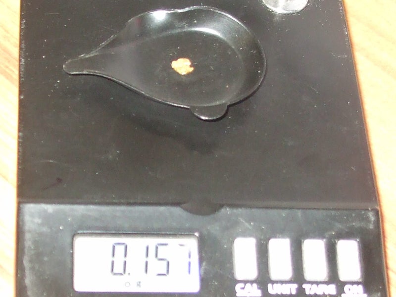 $1 RESERVE - GOLD NUGGET with Pyrex Vial Carousel 2