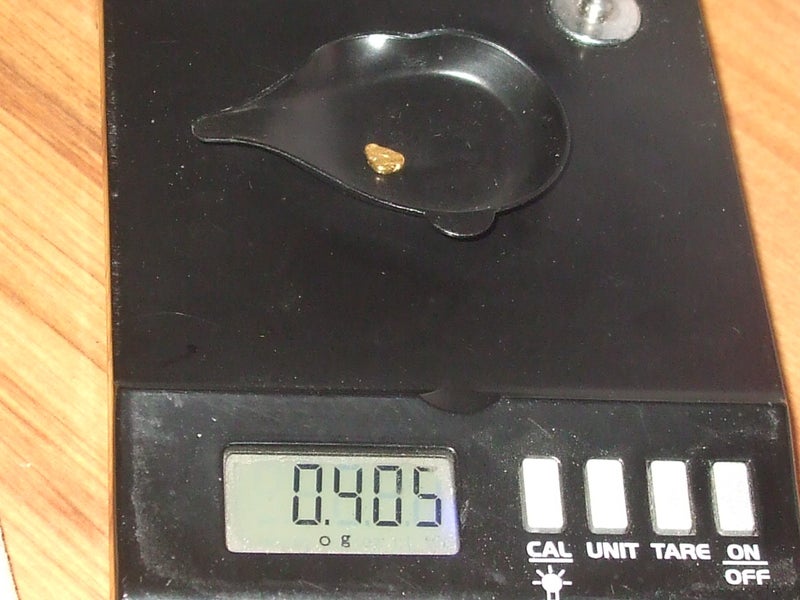 $1 RESERVE - GOLD NUGGET with Pyrex Vial Carousel 2