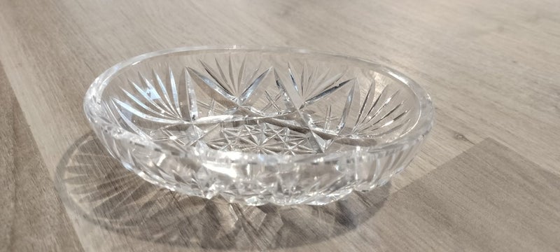 Lead Crystal Trinket Dish Carousel 1