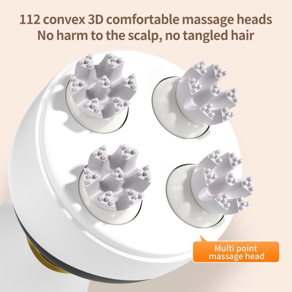 Electric Cordless Hair Scalp Massager with Kneading 84 Massage Nodes Head Carousel 2