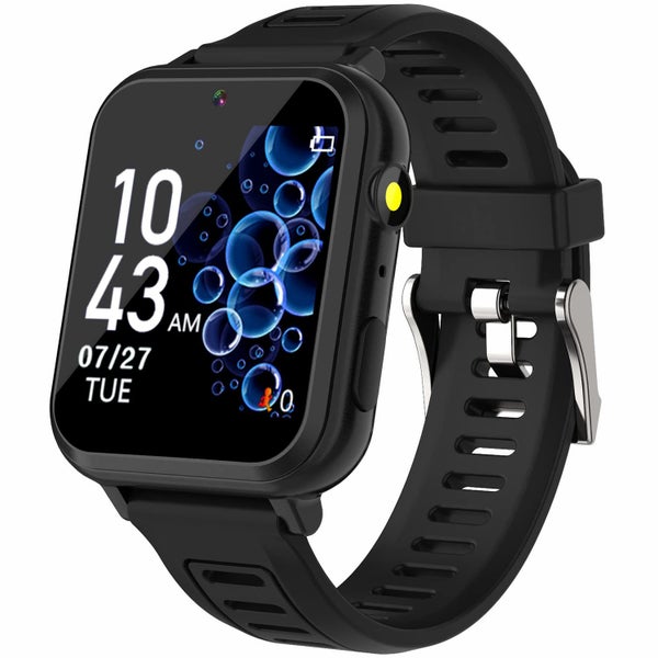 Toy Smart Watch for Boys Girls 6-12 with Pedometer Audio Book Camera (Black) Carousel 1