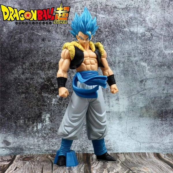 31CM Dragon Ball Z Super Saiyan Blue Gogeta Figure Toys Anime DBZ PVC Figurines Carousel 1