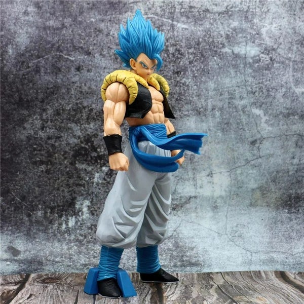 31CM Dragon Ball Z Super Saiyan Blue Gogeta Figure Toys Anime DBZ PVC Figurines Carousel 2