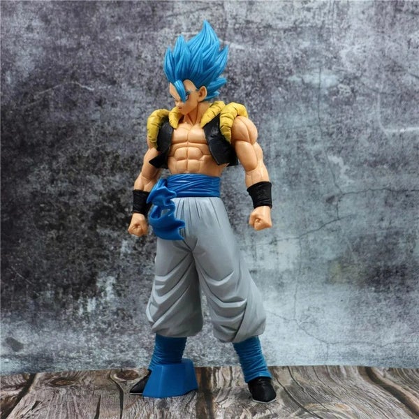 31CM Dragon Ball Z Super Saiyan Blue Gogeta Figure Toys Anime DBZ PVC Figurines Carousel 1