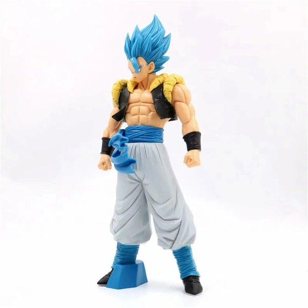 31CM Dragon Ball Z Super Saiyan Blue Gogeta Figure Toys Anime DBZ PVC Figurines Carousel 6