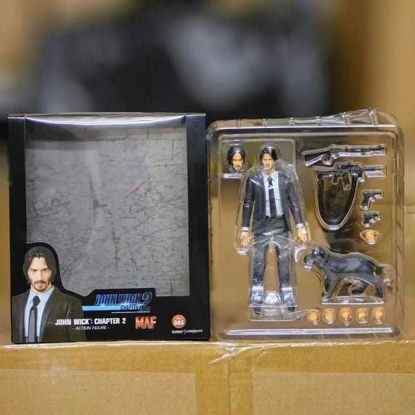 16cm New John Wick Movie Figure Peripheral Pvc Model Statue Joints Can Move Carousel 6