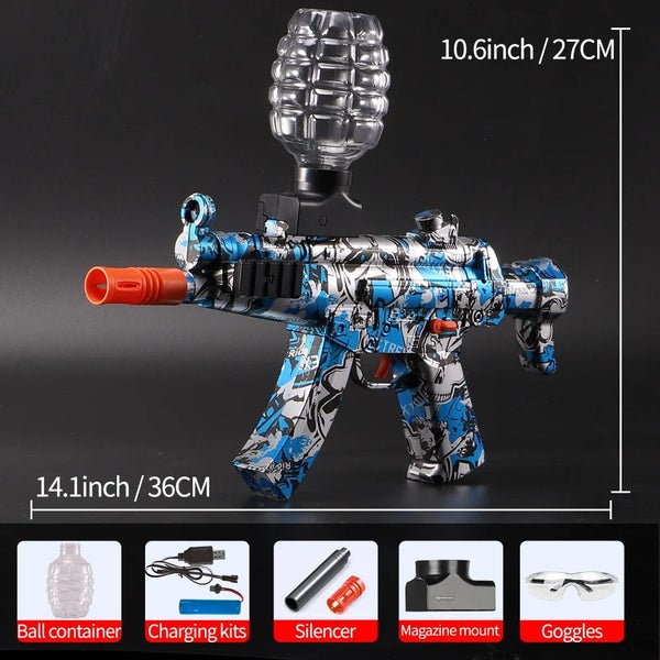High-Speed MP5 Electric Ball Blaster - Fun for Kids and Adults, Rechargeable Carousel 2