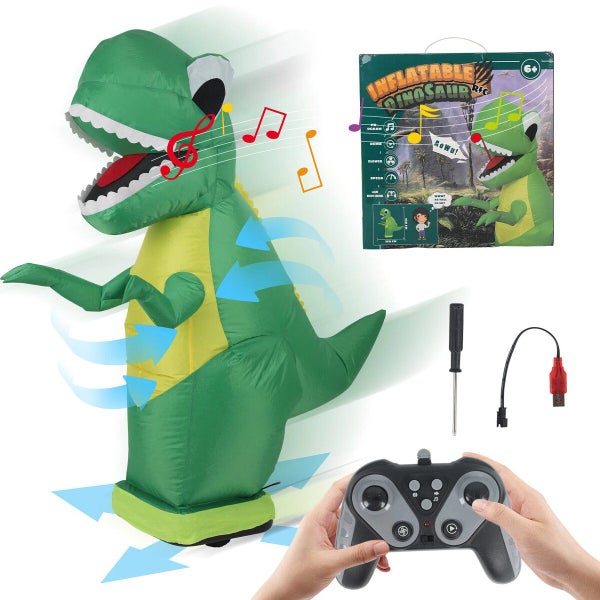 Inflatable Remote Control Dinosaur Carousel 2