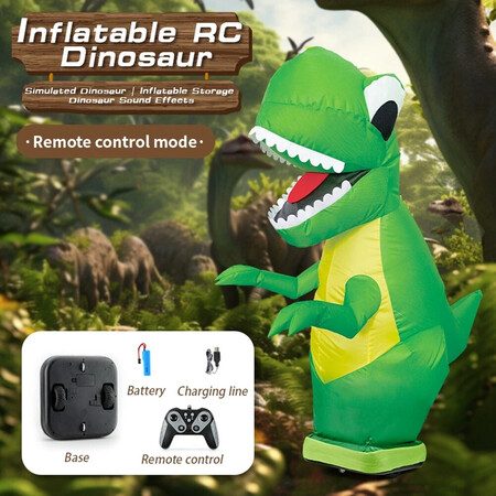 Inflatable Remote Control Dinosaur Carousel 1