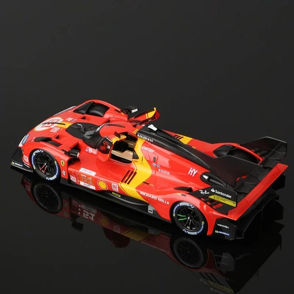 Bburago 1:18 Ferrari 499P Alloy Car Model #51 24h LE MANS Racing Die Cast Carousel 2