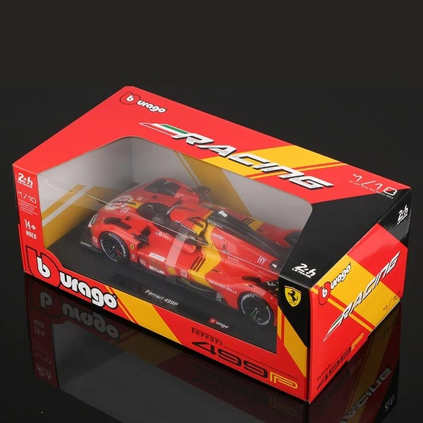 Bburago 1:18 Ferrari 499P Alloy Car Model #51 24h LE MANS Racing Die Cast Carousel 6