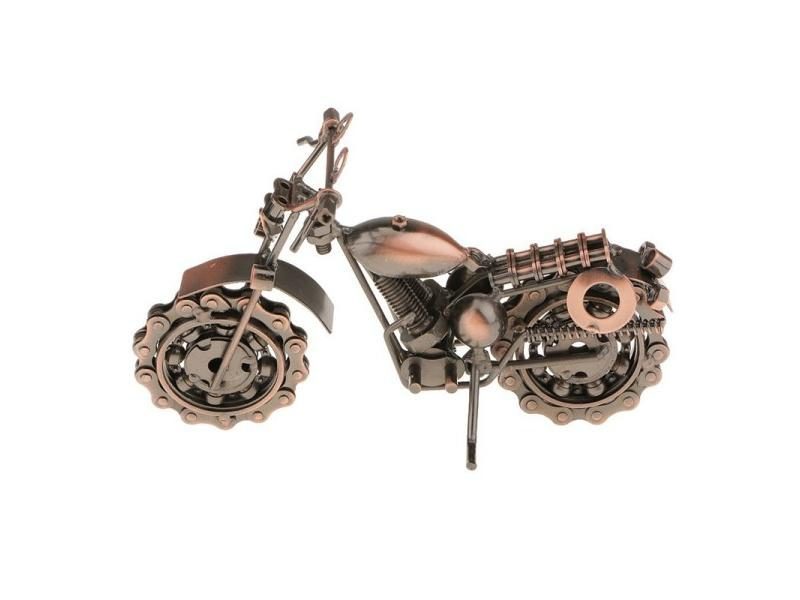 Vintage Metal Model Motorbike Home Decor Gift For Boys Kids Carousel 1
