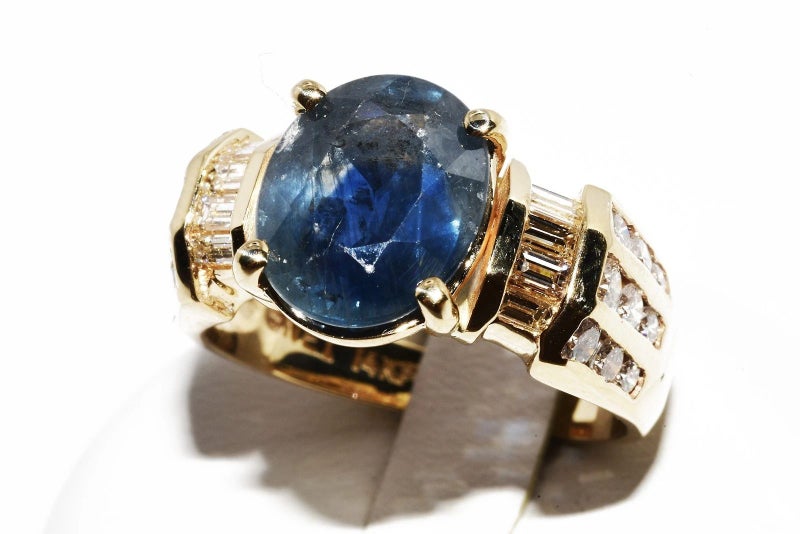 $1 RES * RRP Value $10,600.00 * 6.97ct Sapphire & Diamond Gold Ring * Carousel 1
