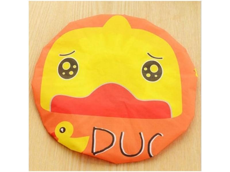 Cute Cartoon Shower Bath Cap Women Hat For Baths And Saunas Lace Elastic Band Carousel 1