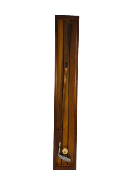 Mounted Vintage H Logans Golf Club and Ball (21020)62992598249347111