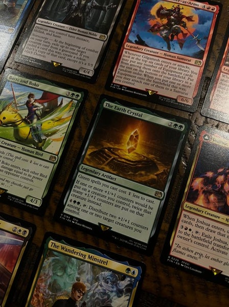Magic MTG Final Fantasy Lot - Rares and Promos incl. Water and Earth Crystals Carousel 3