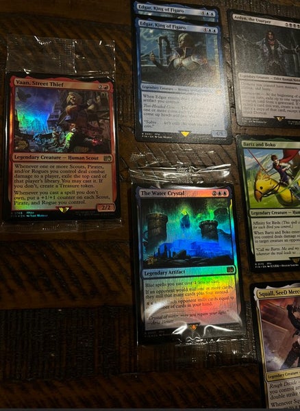 Magic MTG Final Fantasy Lot - Rares and Promos incl. Water and Earth Crystals Carousel 2