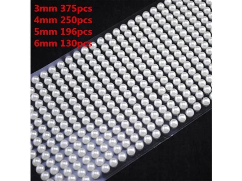 Scrapbook Imitation Pearls Stickers Acrylic Self Adhesive Accessories Carousel 1
