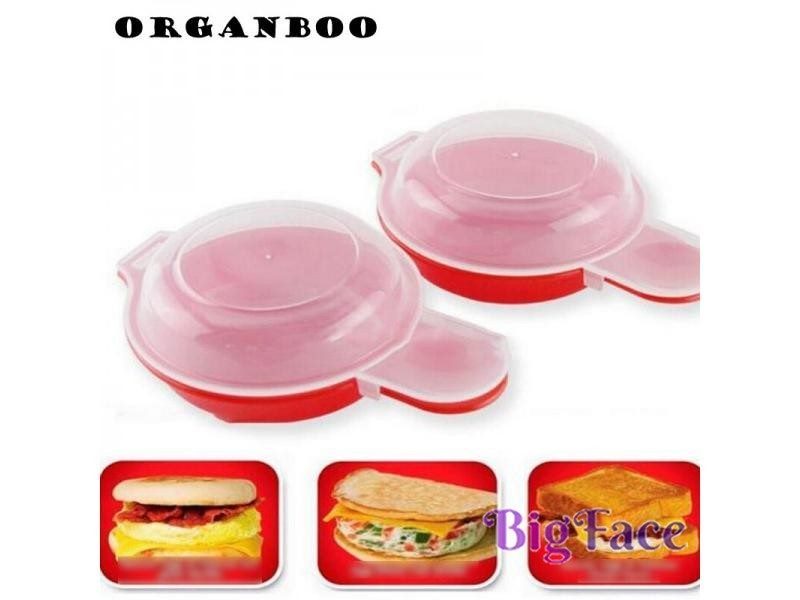 ORGANBOO 1PCS Microwave Egg Hamburg Pancake Maker Cooking Tool Carousel 1