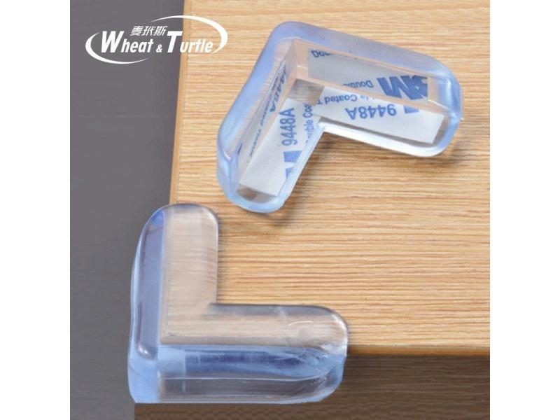 4Pcs Child Baby Safety Transparent Silicone Protector Table Corner Protection Carousel 2