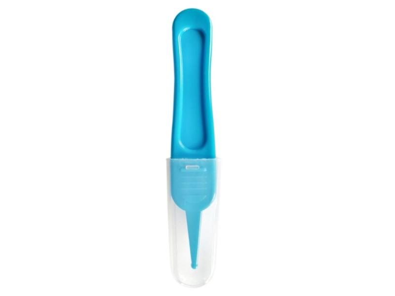 Baby Nasal Tweezer Baby Nose Cleaning Tweezer Round Head Baby Nose Booger Carousel 1