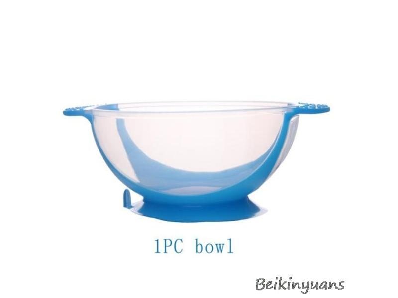 Temperature Sensing Bean Spoon Service Plate/Tray Suction Cup For Baby Carousel 1