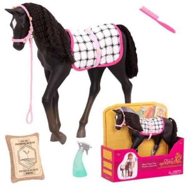 OG Horse - Black Velvet Foal (12") Carousel 1