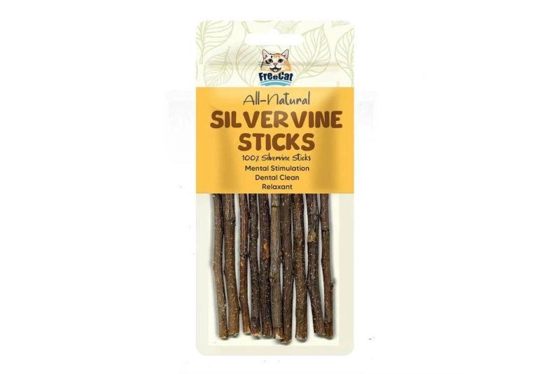 Freecat All Nature Silvervine Sticks, 10pcs Carousel 1