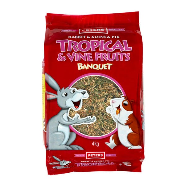 Small Animal Foods Rabbit & Guinea Pig Tropical & Vine Fruits - 4kg Carousel 1