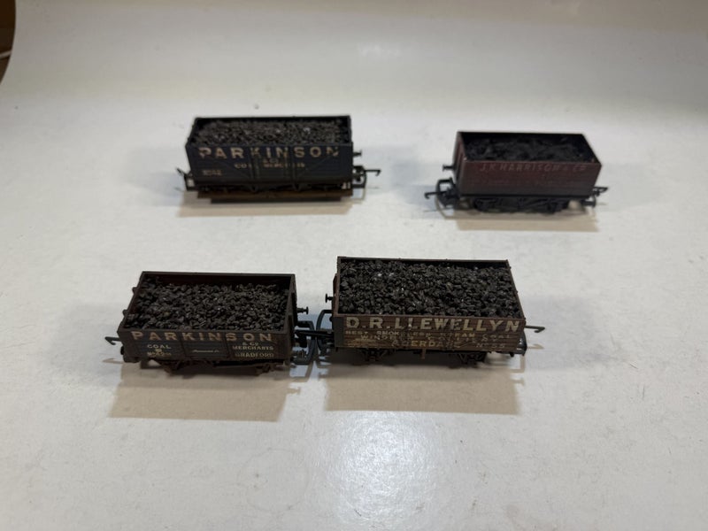OO - Four Coal Wagons with loads - $1.00 reserve Carousel 2
