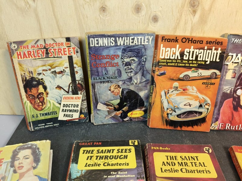 Great collection of murder mysteries.look at the titles Carousel 2